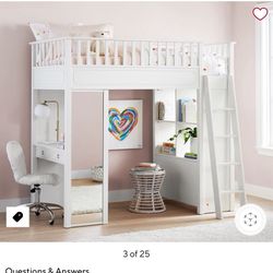 Pottery Barn Full Size Loft Bed