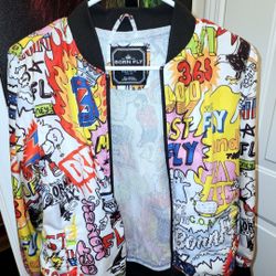 SERIOUS BUYERS ONLY! Boys Born Fly Graffiti Jacket