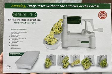  Spiralizer 5-Blade Vegetable Slicer 