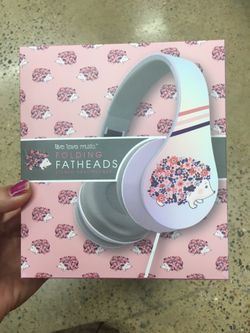 NWT folding fatheads headphone headgehog