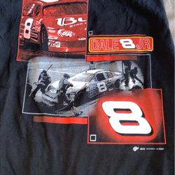 VINTAGE DALE EARNHARDT JR NASCAR BLACK SHIRT