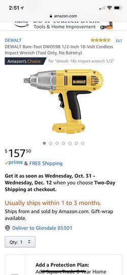 Dewalt 18v compact cordless impact wrench