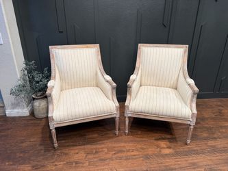 Set of 2 Upholstered Armchairs