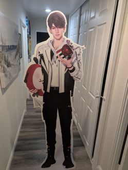 Caleb Love and Deep space Standee