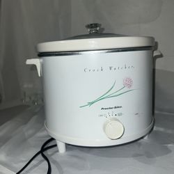 Vintage Proctor-Silex Crock Watcher 6 Qt Glass Lid 33650 TESTED WORKS!!