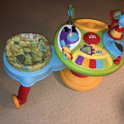  Bright Starts Around We Go 2-in-1 Walk-Around Activity Center
