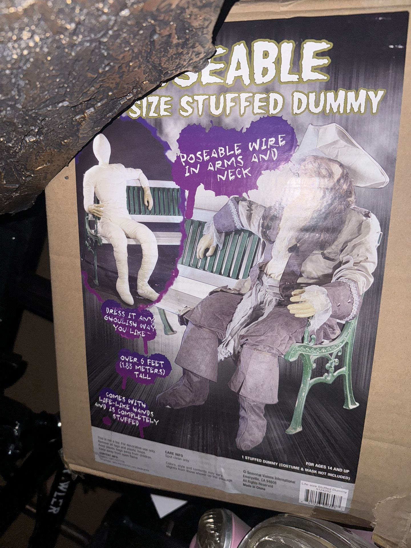 New In Box Stuffed Dummy