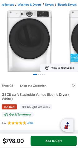 Large GE Dryer