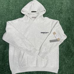 Light Oat Meal Essentials Hoodie