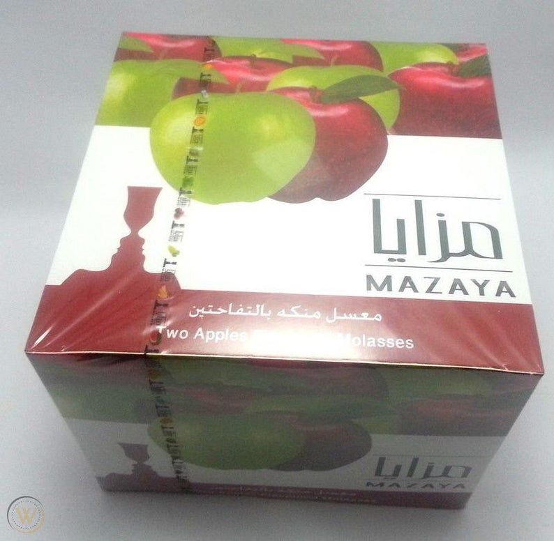2 boxes Mazaya double apple flavor
