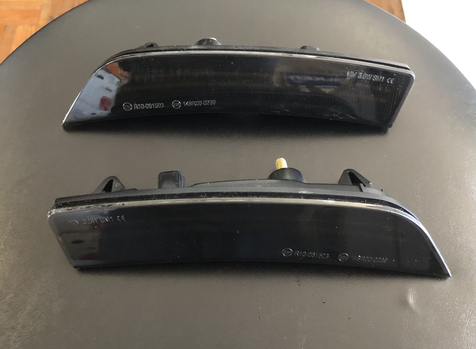 Dynamic smoked lens LED side marker lens for 2022-up Toyota gr86 and Subaru BRZ