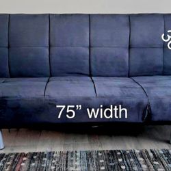 Newer Microfiber Futon Sofa Bed