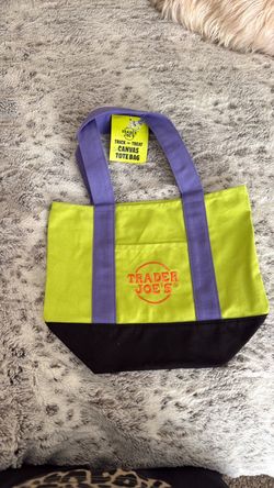 Trader Joe's Trick or Treat Canvas Tote Bag