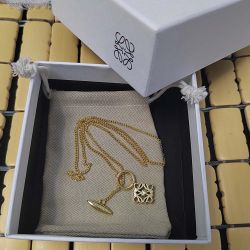 Loewe Style Classic With OT Buckle Necklace 