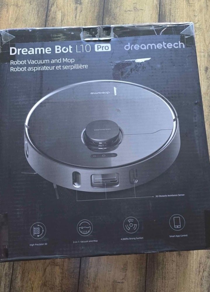 DreameTech Dreame Bot L10 Pro Robot Vacuum and Mop Cleaner