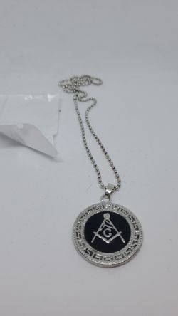 Mens freemason mason chain