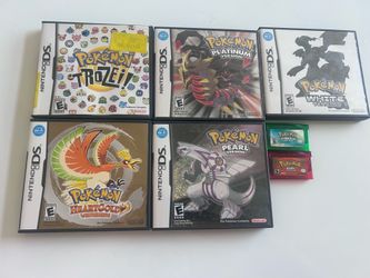 Nintendo Pokémon DS and Game Boy Advance Game Collection READ DISCRIPTION