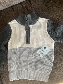 Okie Dokie Kids Pull Over Sweater Little Boys 2T and 12M