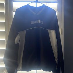 Raiders windbreaker pullover size L