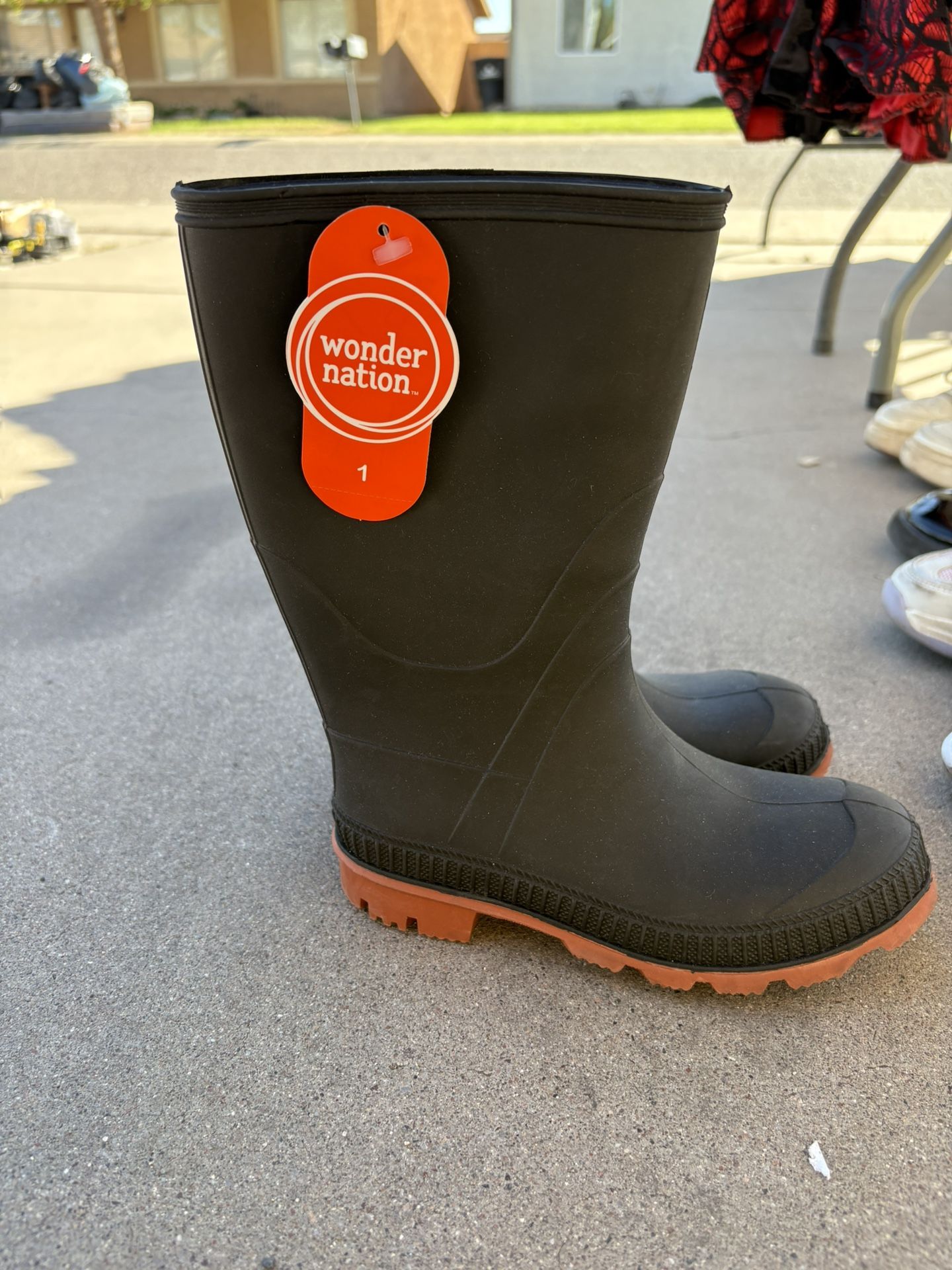 Kids Rain Boots Size 1