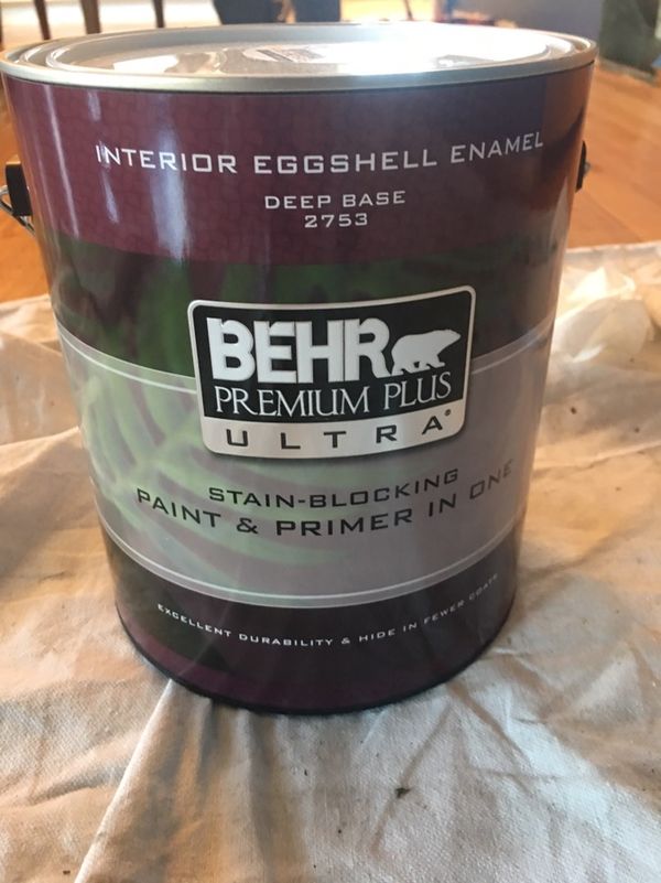 Unopened gallon of Behr Premium Paint, Shipyard color for Unopened gallon of Behr Premium Paint, Shipyard color for