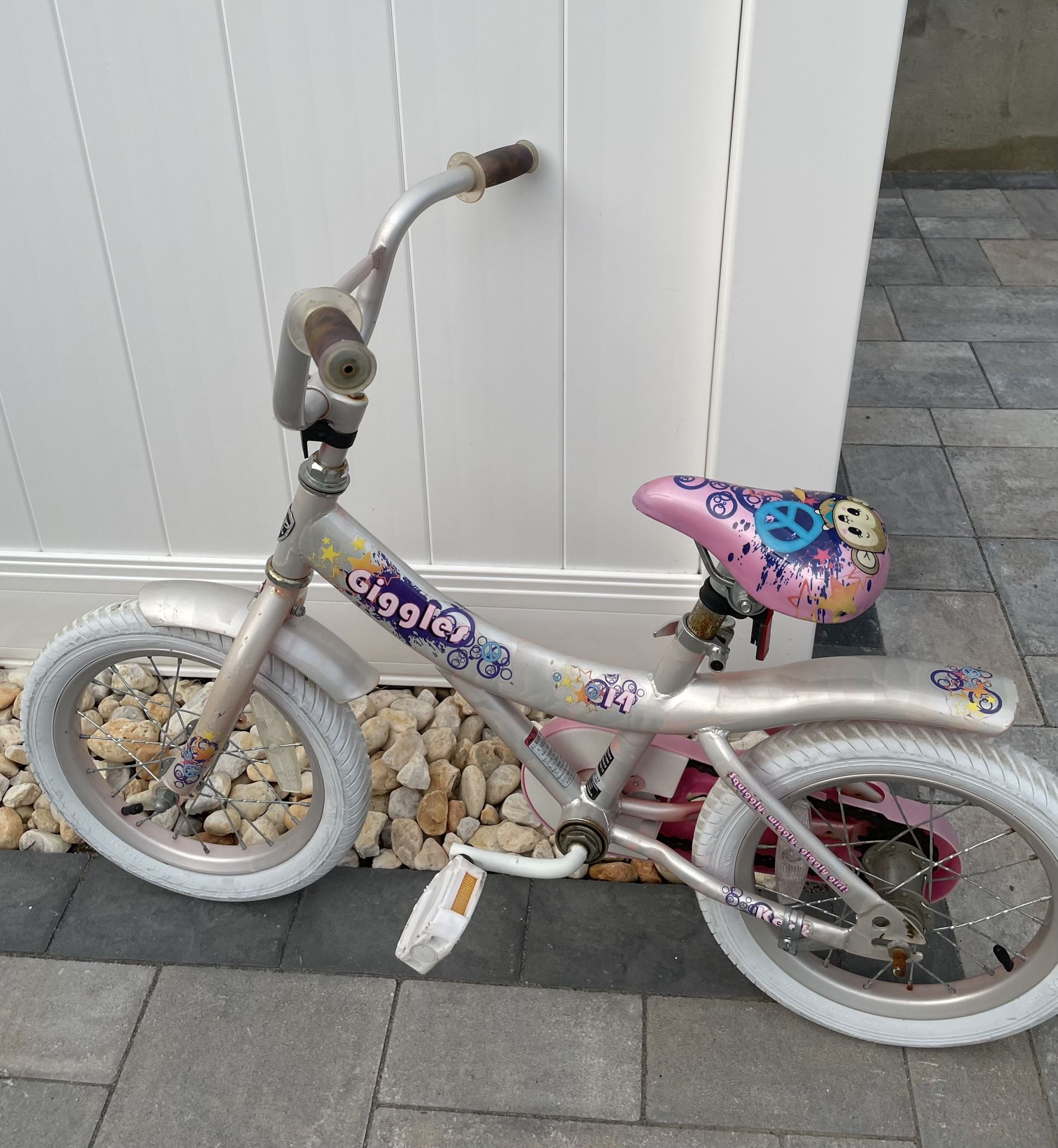 Girl Bike 18” . Age 5-8