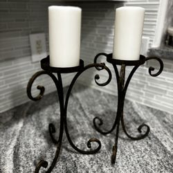 12” Metal Candle Holders