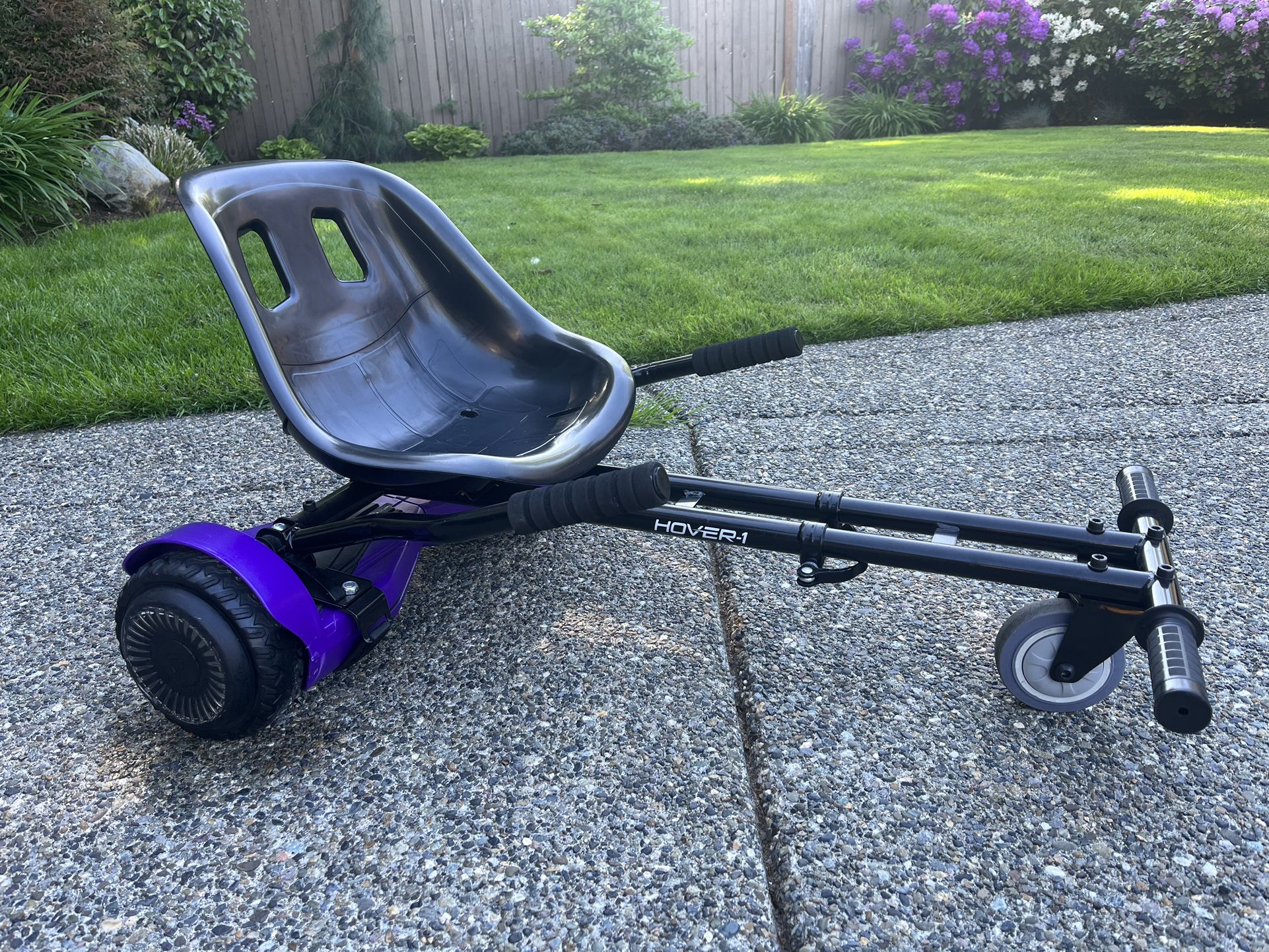 Jetson Hoverboard With Hover-1 Seat Attachment