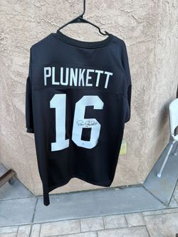 Jim Plunkett Autographed Jersey