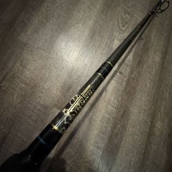Seeker Black Steel 20-50 7’ Salt Water Fishing Rod.