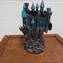 Bath & Body Works Maleficent Dragon Castle Disney Villains Candle Holder New