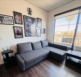 Used Friheten Sleeper sectional,3 seat w/storage
