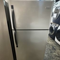 Stainless Steel Frigidaire Top freezer Refrigerator 