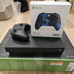 Xbox One X 1Tb Console With 2 Controllers