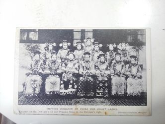 Empress Dowager Of China Old Postcard 1906