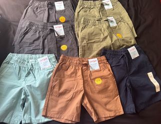 Bundle Boys 6/7: Cat & Jack PULL-ON SHORTS Flexible drawstring Above The Knee S (6/7)