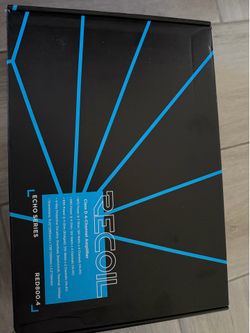 New Recoil RED800.4 Echo Series Class D 4-channel amplifier. This black unit has RMS power ratings of 190 Watts x 4 at 2 Ohms, 120 Watts x 4 at 4 Ohms