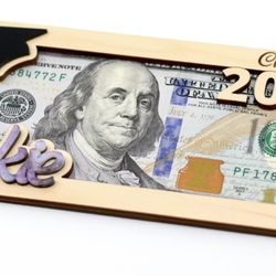 Custom Graduation Cash Holder Gift – Personalized Name Money Holder for Grad