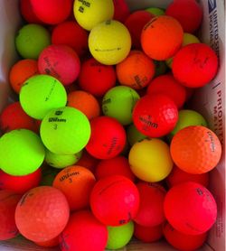 Wilson matte color golf balls $10 for 15 balls