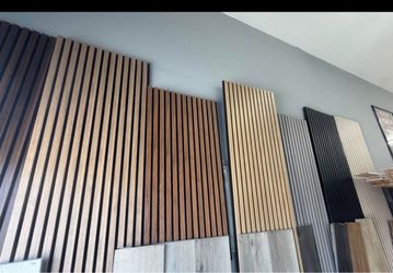 Slat acoustic wall panels