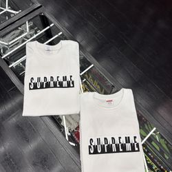 Supreme Split Tee Men’s Shirts White