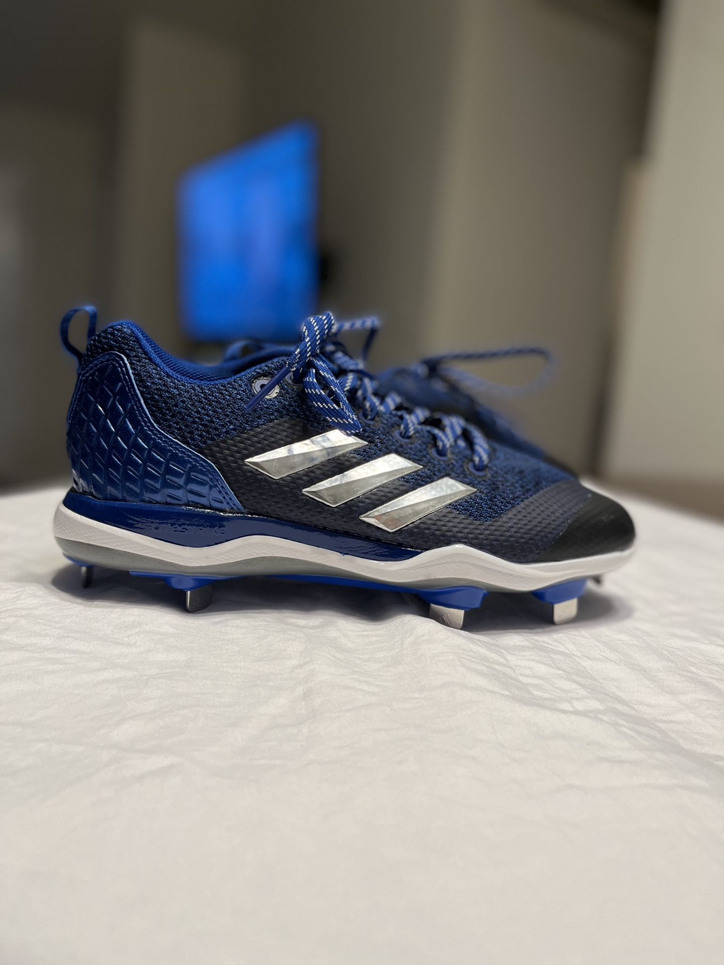adidas SPG 753001 Royal Blue Mens Power alley 5 Baseball Size 9 Shoe