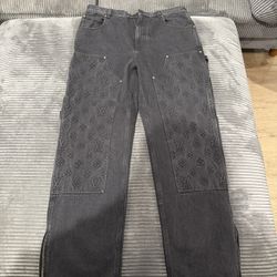 Louis Vuitton Denim Carpenter Pants 