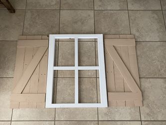 Window with shutters