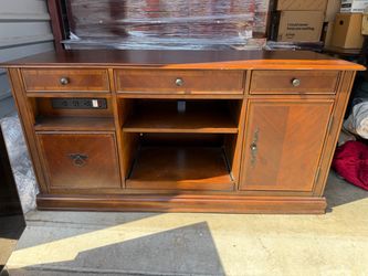 Traditional Wood Entertainment Center / TV Console