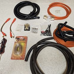 HD car audio amplifier wiring bundle