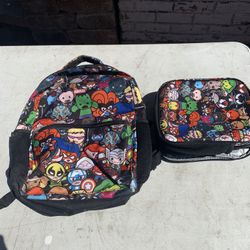 Avengers Back Pack Lunch Bag 