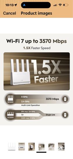 Wifi 7 router
