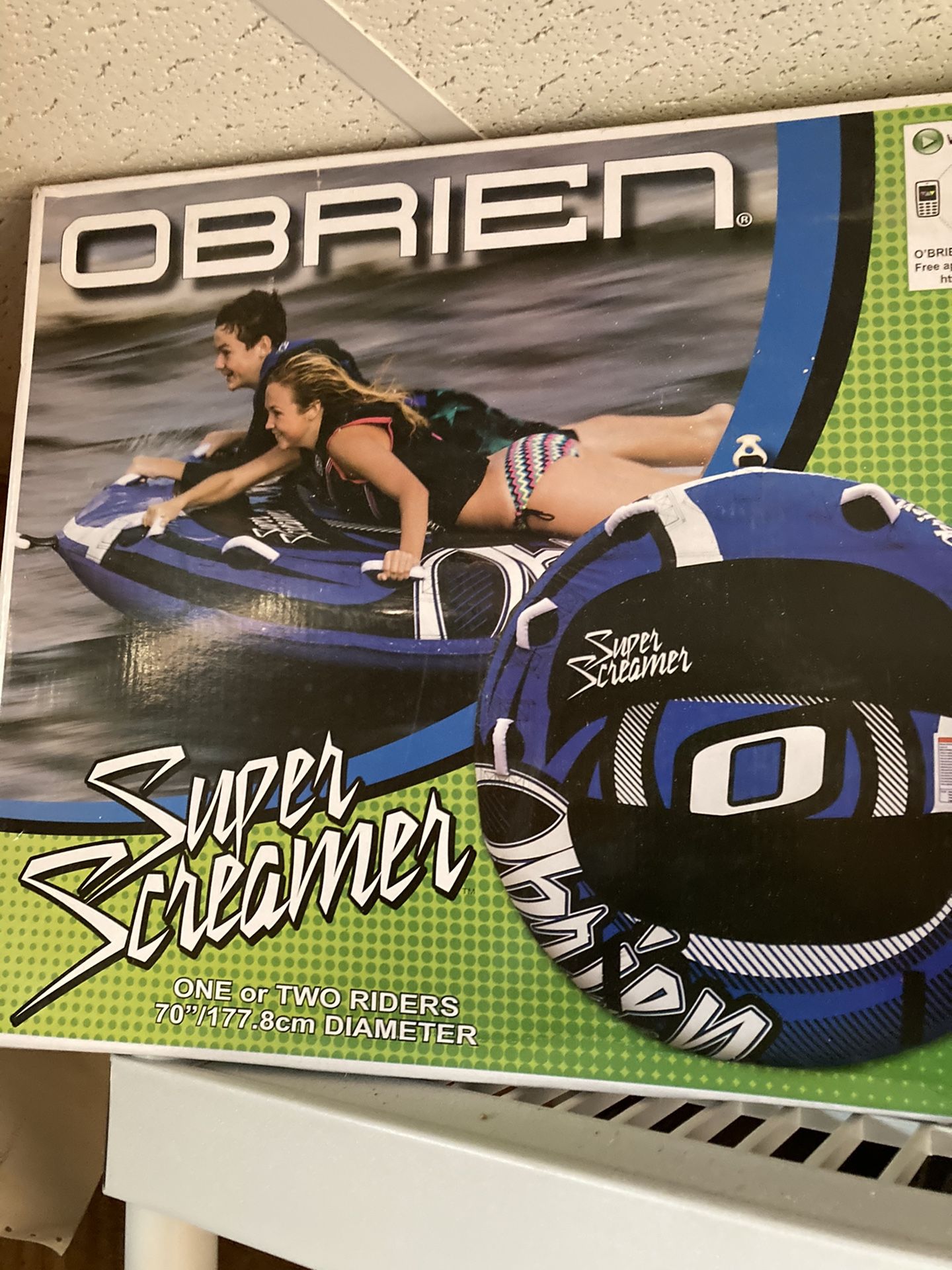 O’Brien 2 Person Super Screamer Towable Tube 