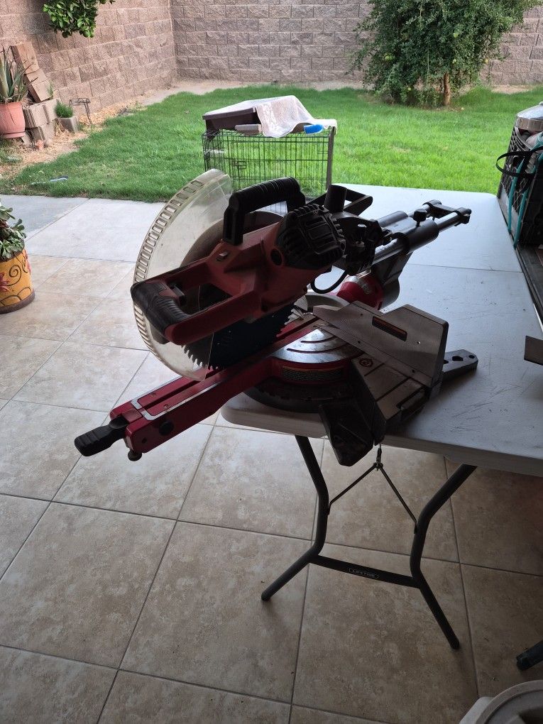 Sliding 12 Inch Miter Saw Bauer 